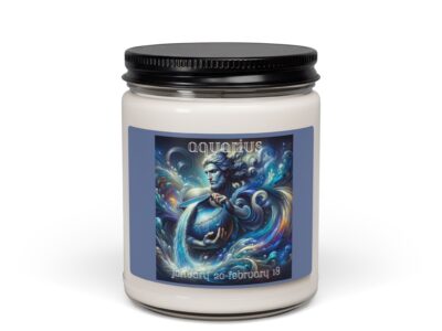 Aquarius Zodiac Candle Collection - 9 oz. - Various Scents