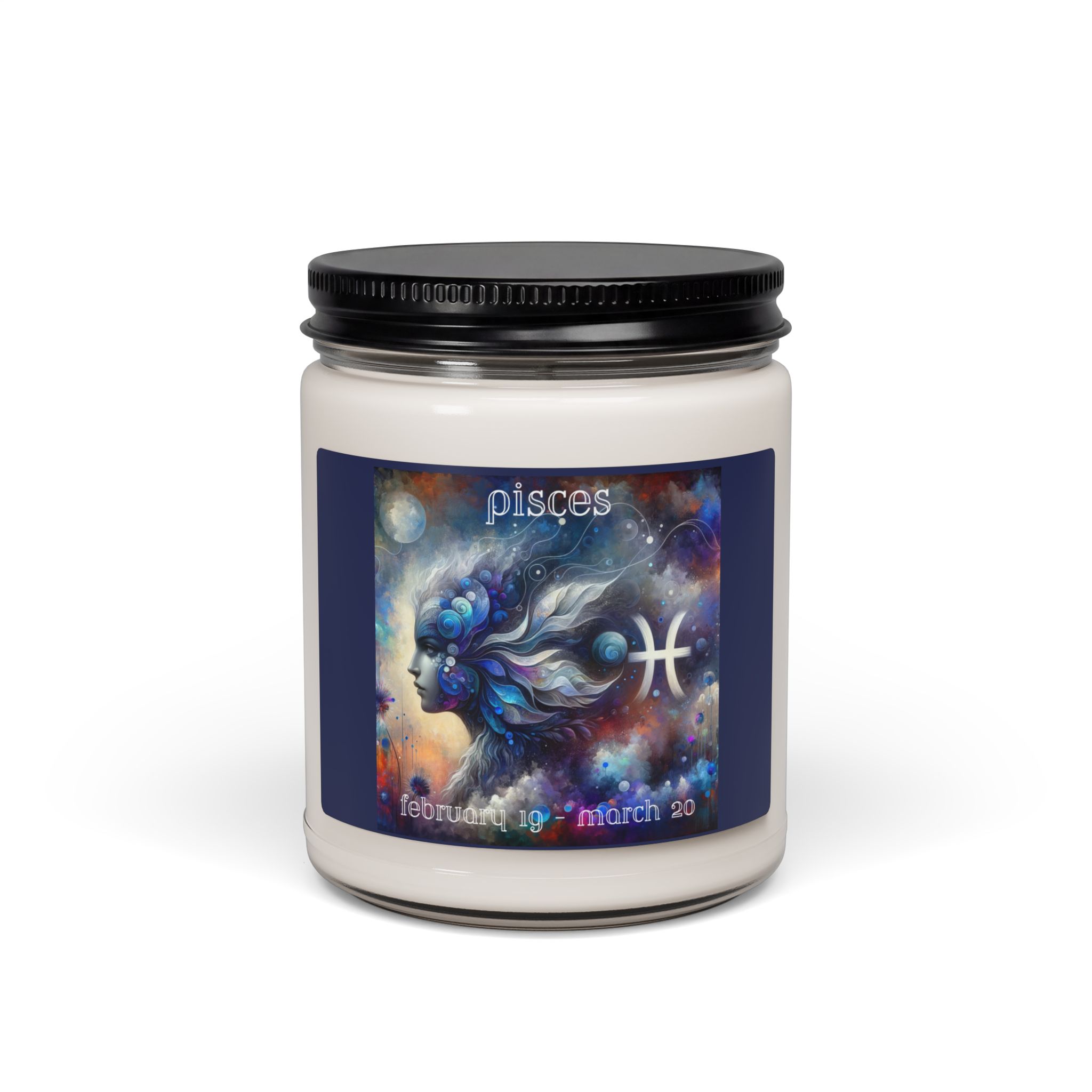 Pisces Zodiac Candle - 9 oz. - Image 3