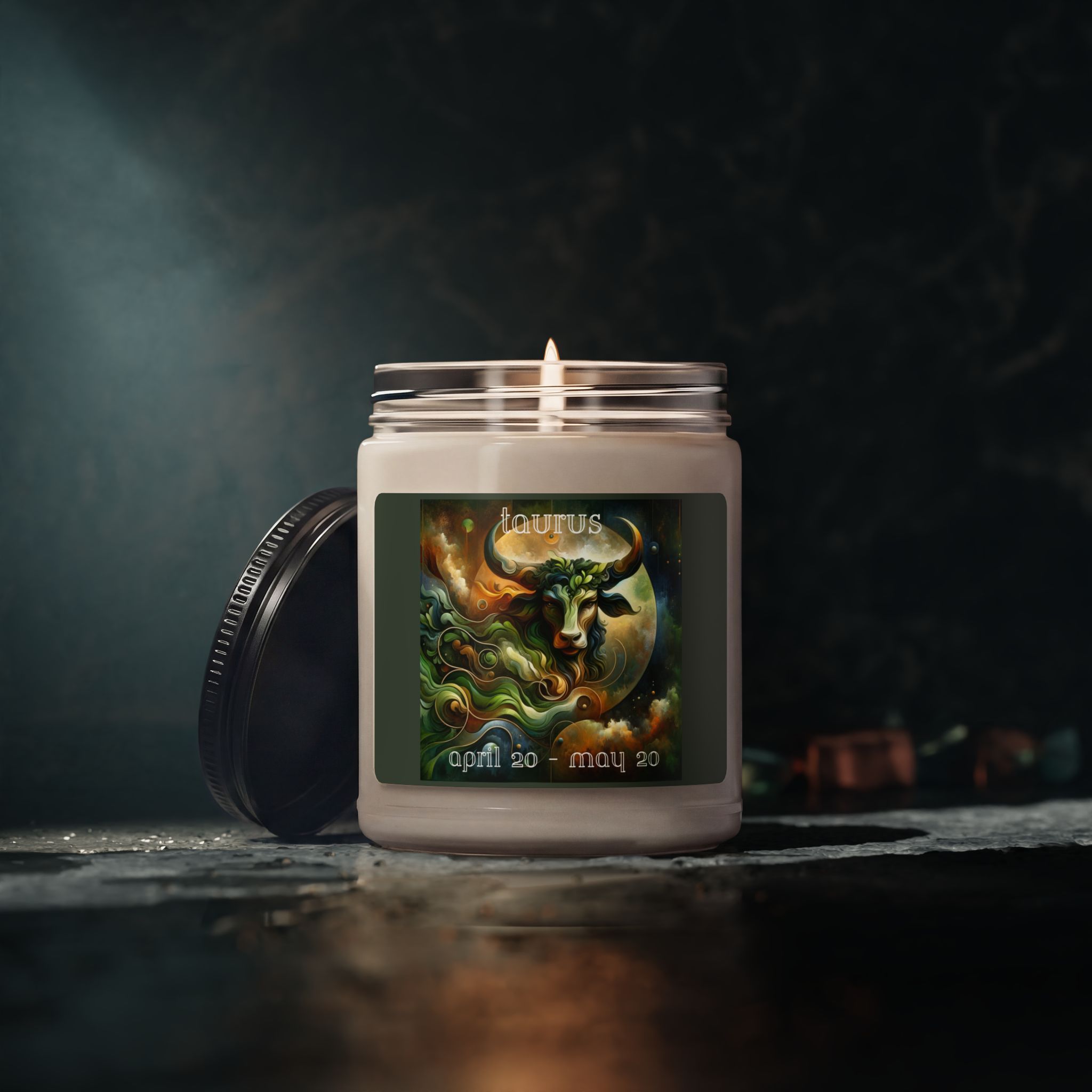 Taurus Zodiac Candle Collection - 9oz. - Various Scents - Image 3