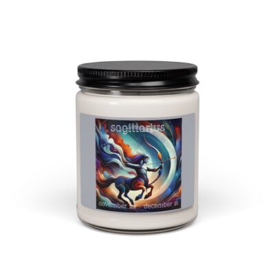 Sagittarius Zodiac Soy Candle, 9oz