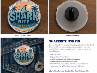 Official Sharkbite NSB Collectible Pin
