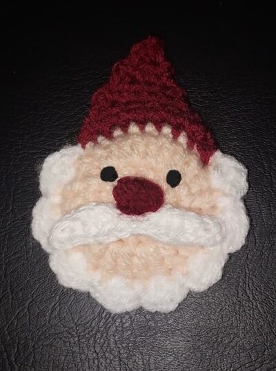 Crochet Santa Face