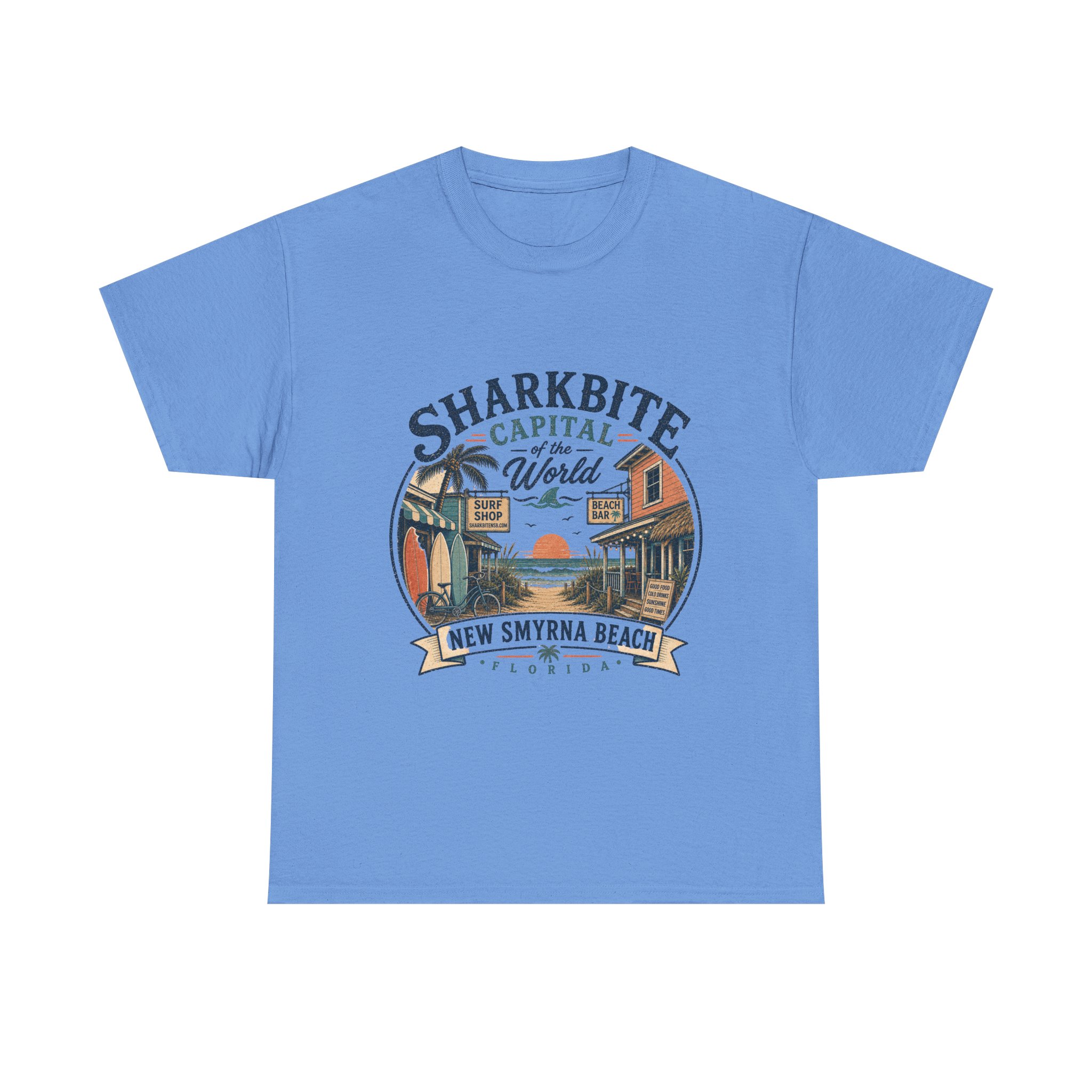 Vintage Sharkbite – Boxy Front Print Tee - Image 16