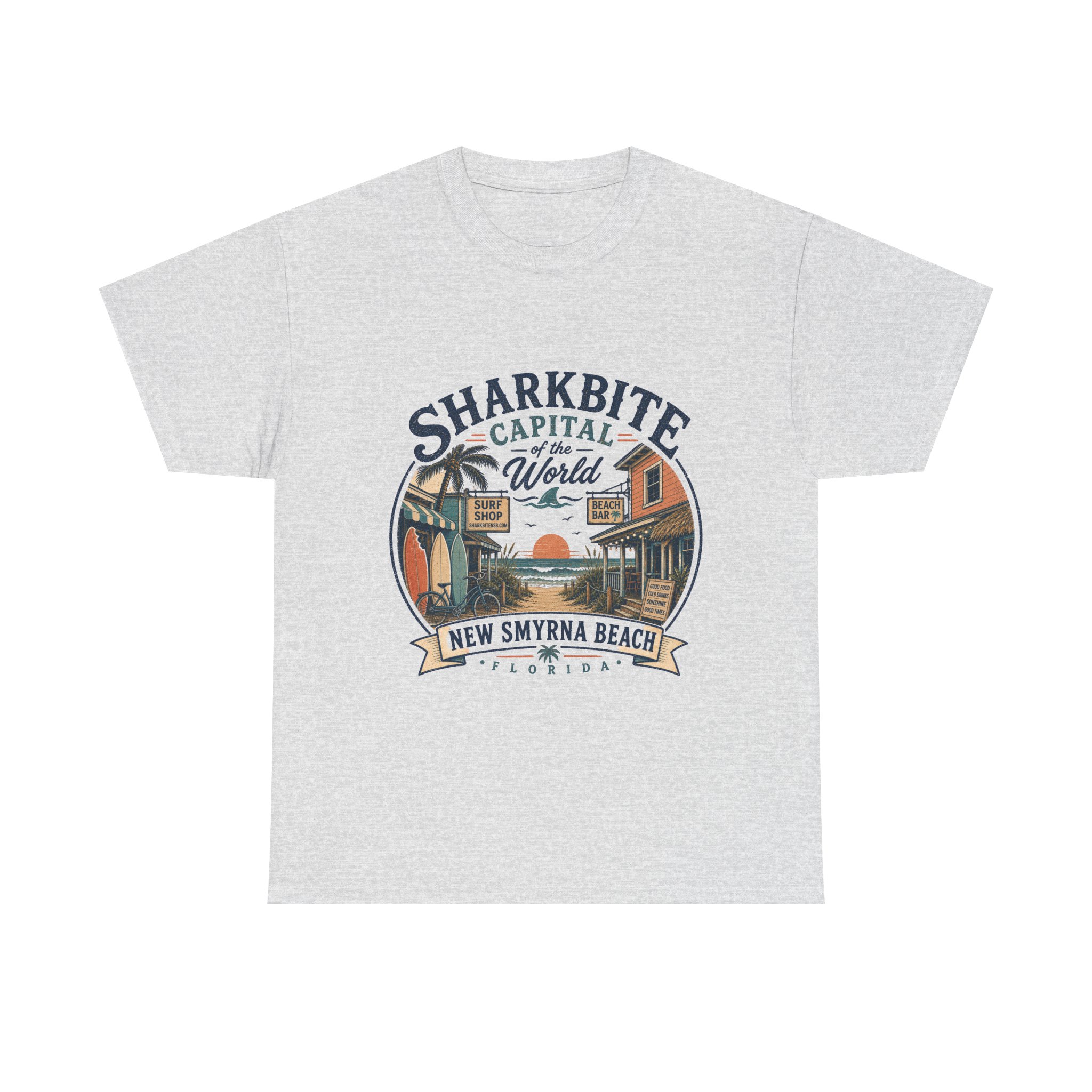 Vintage Sharkbite – Boxy Front Print Tee