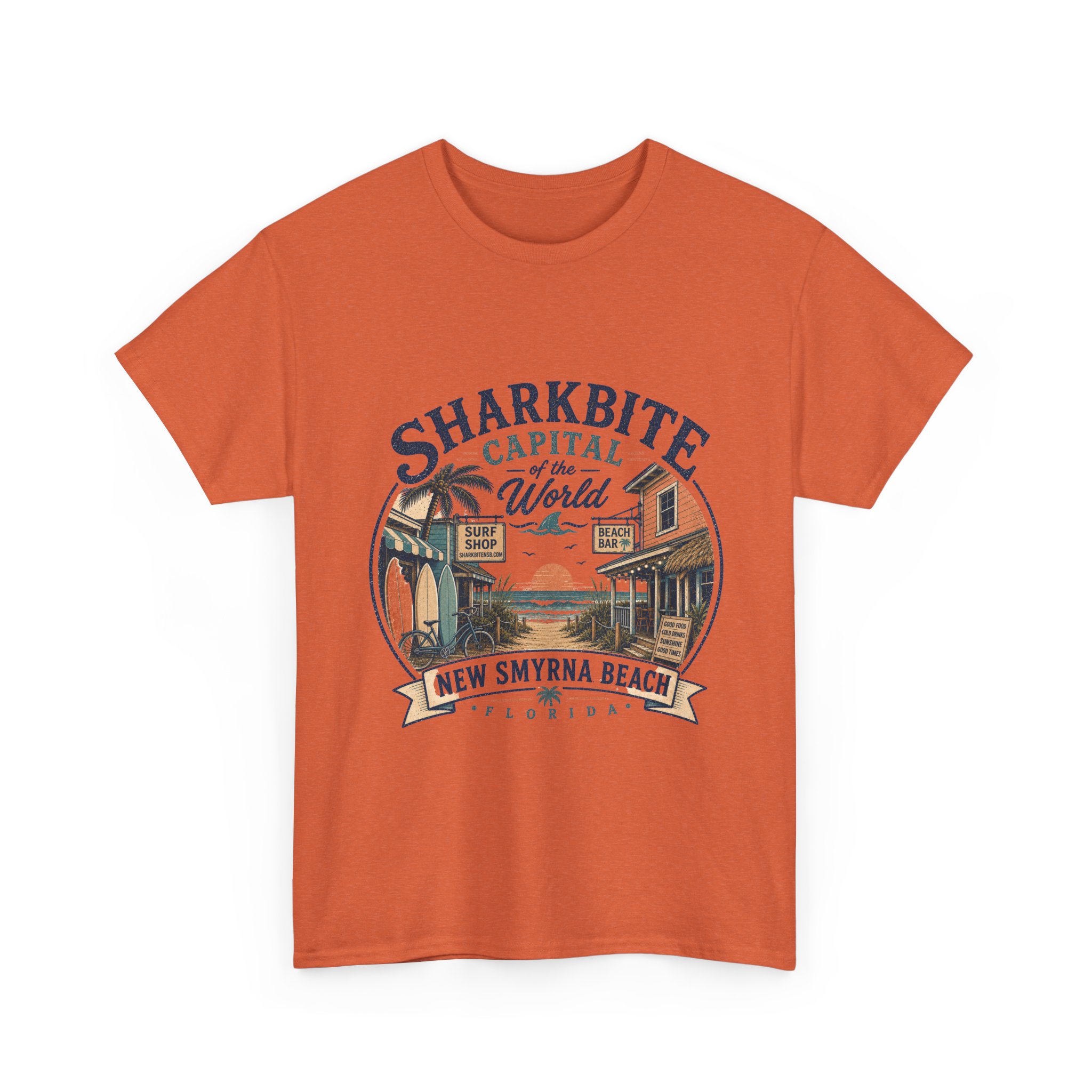 Vintage Sharkbite – Boxy Front Print Tee - Image 11