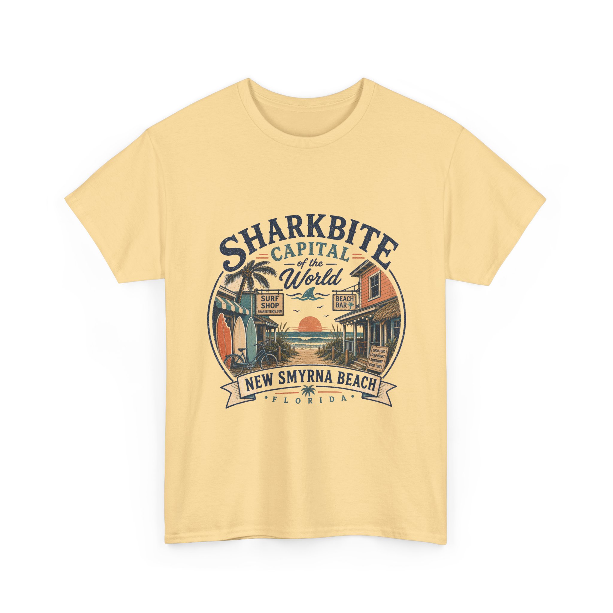 Vintage Sharkbite – Boxy Front Print Tee - Image 9