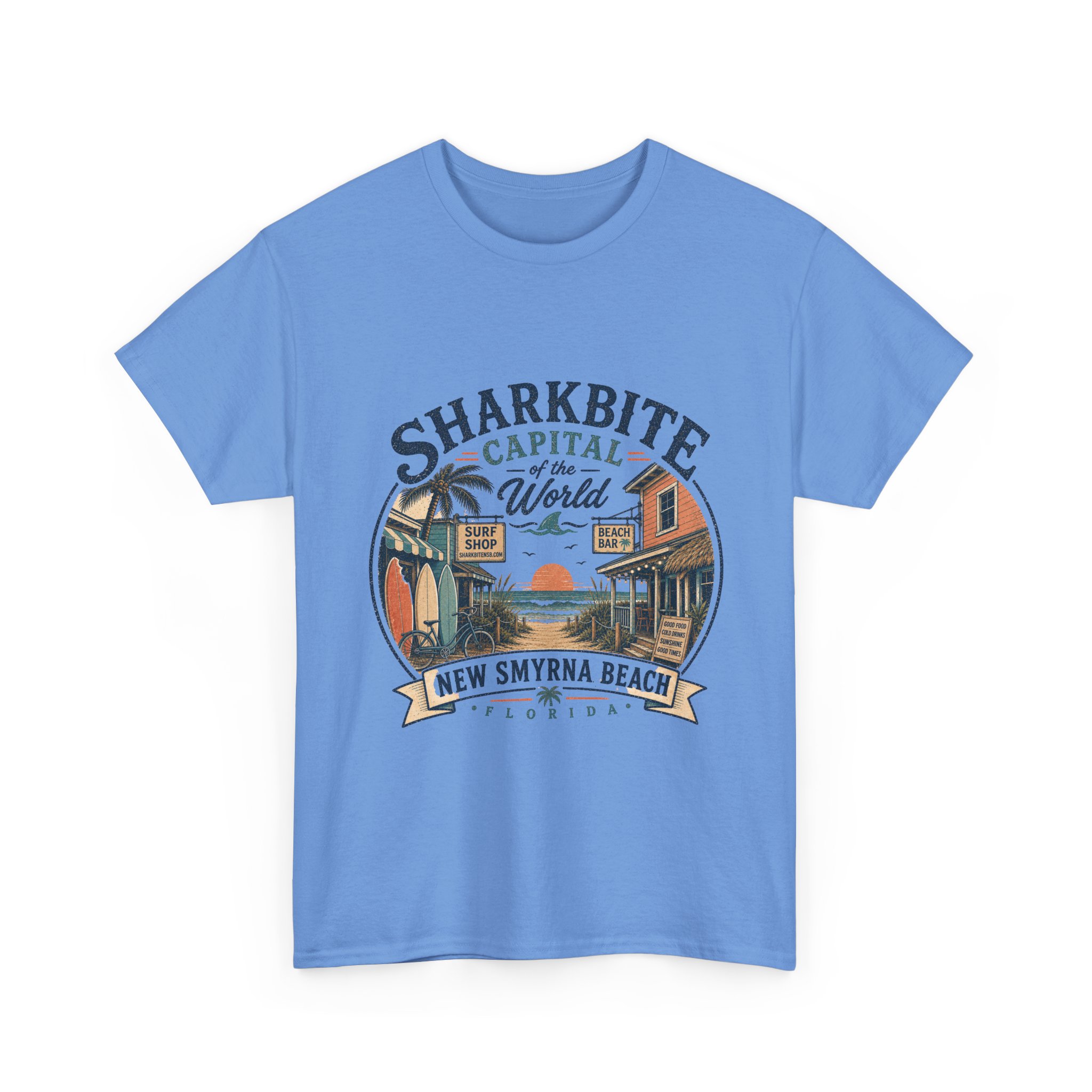 Vintage Sharkbite – Boxy Front Print Tee - Image 17
