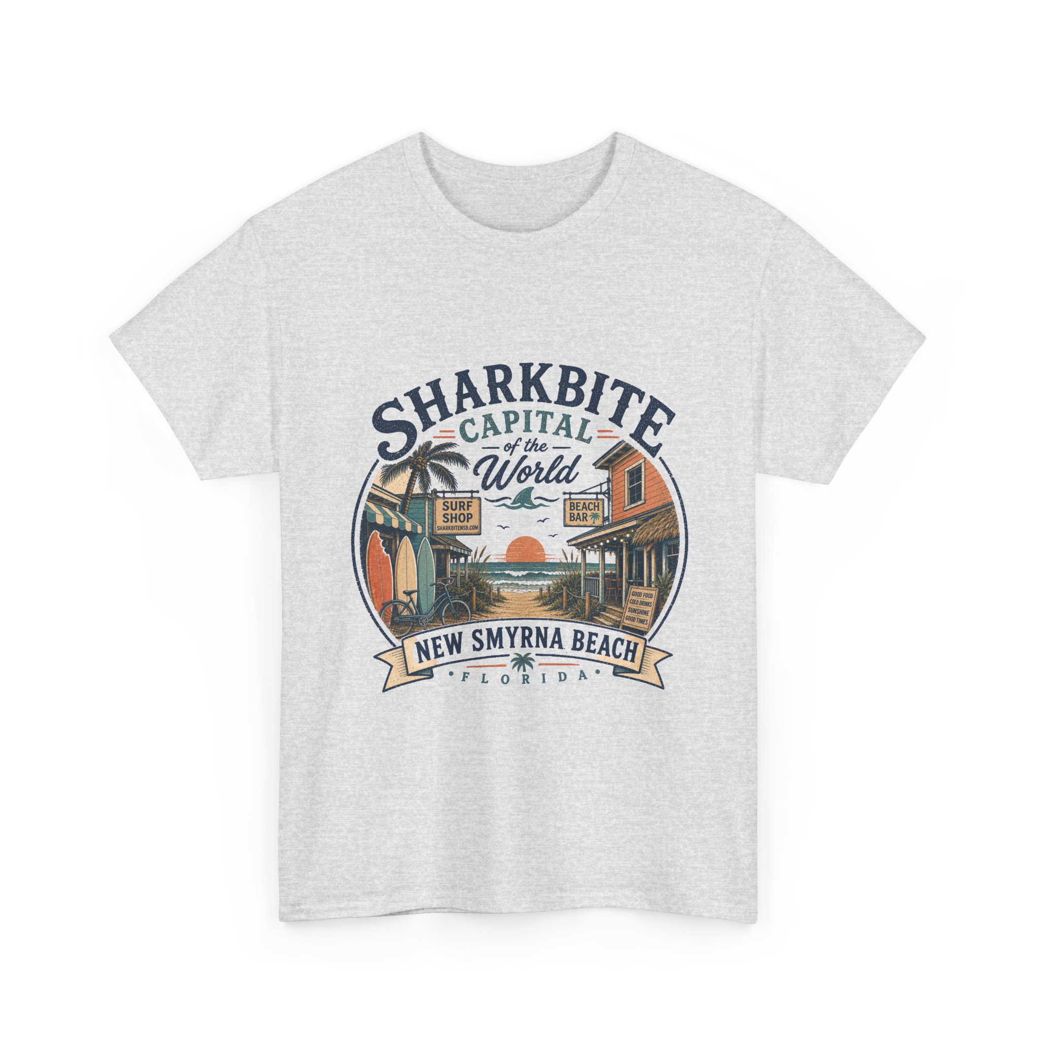 Vintage Sharkbite – Boxy Front Print Tee - Image 7