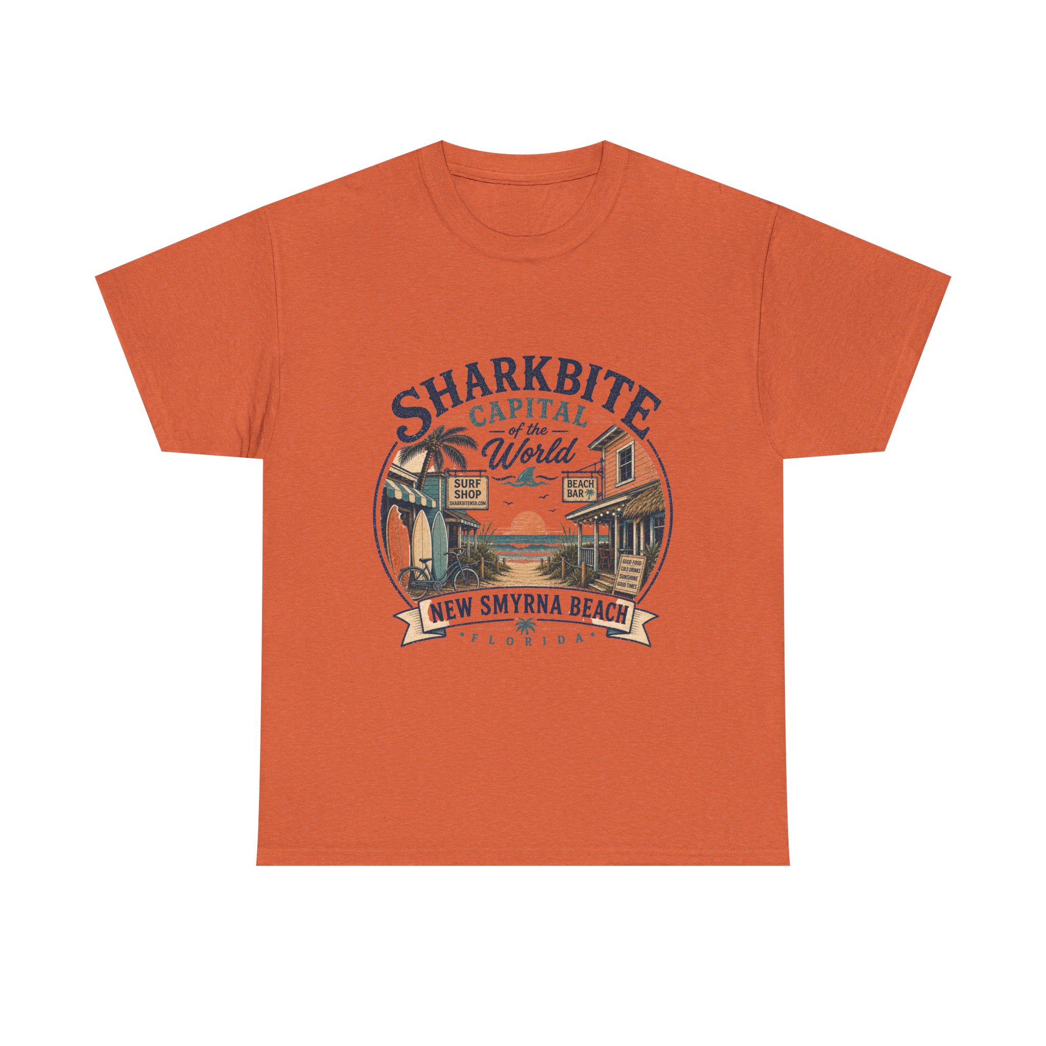 Vintage Sharkbite – Boxy Front Print Tee - Image 10