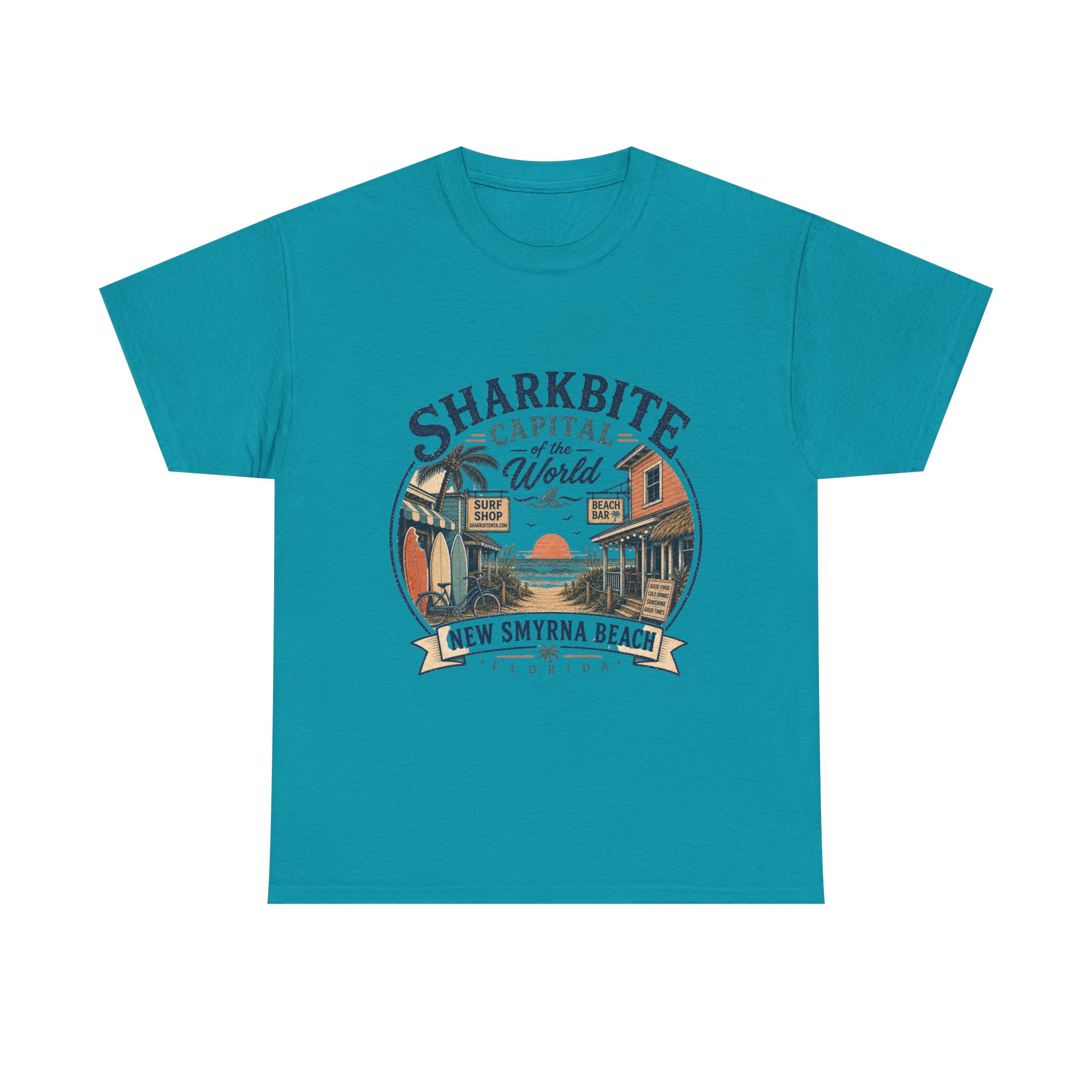 Vintage Sharkbite – Boxy Front Print Tee - Image 14