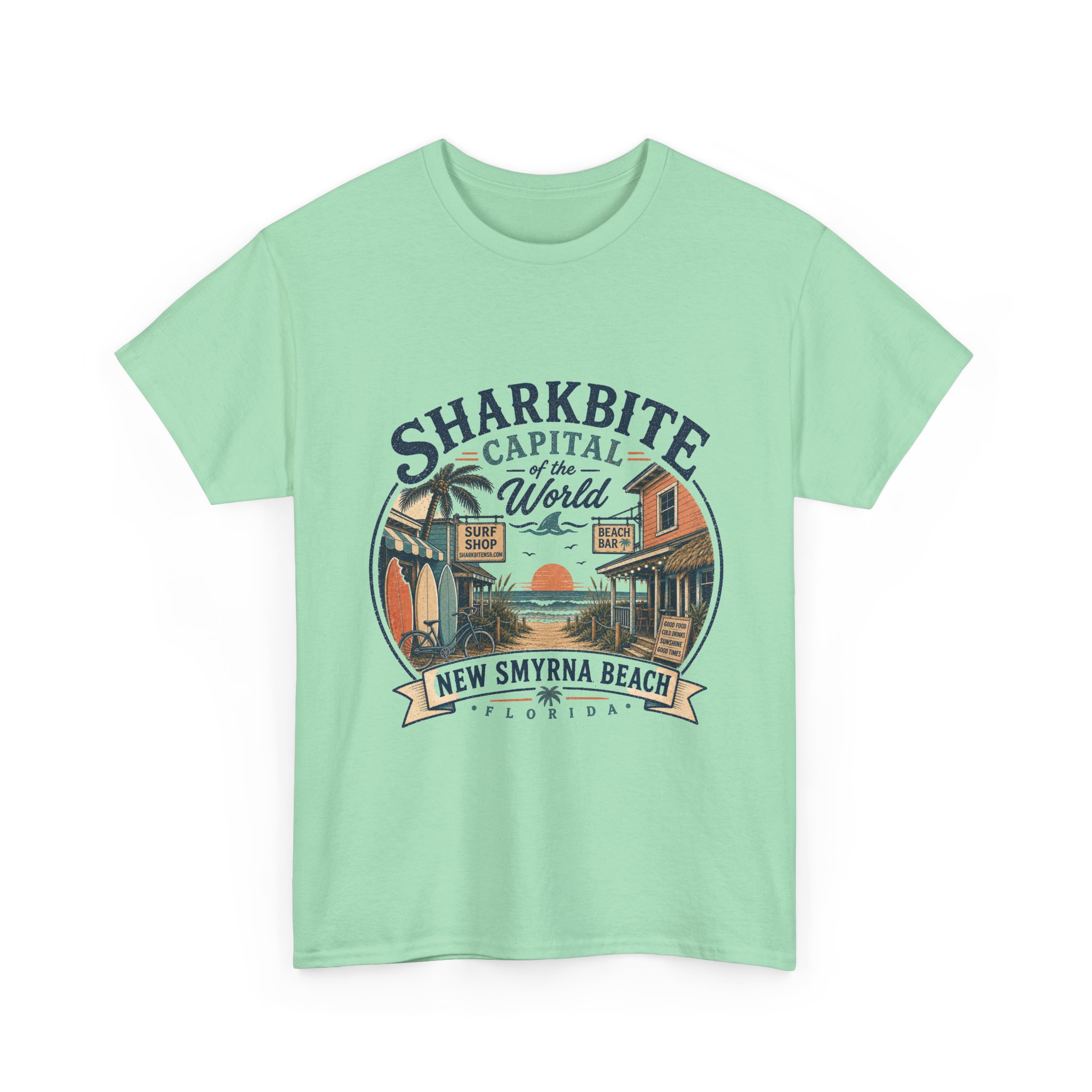 Vintage Sharkbite – Boxy Front Print Tee - Image 13