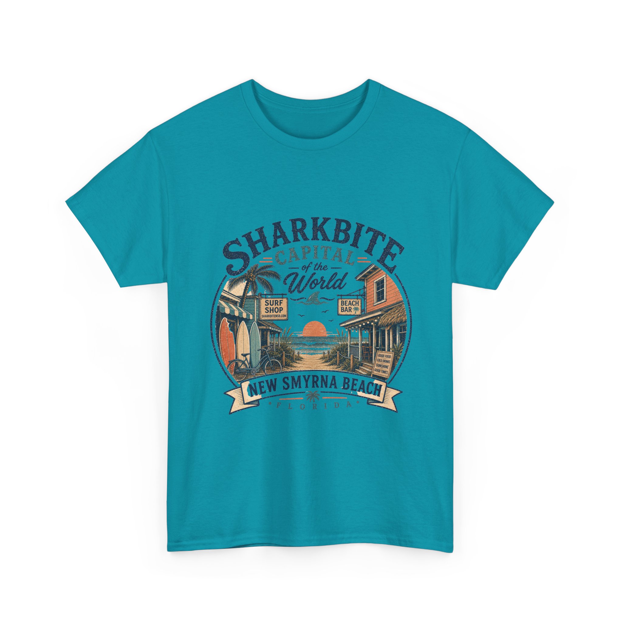Vintage Sharkbite – Boxy Front Print Tee - Image 15