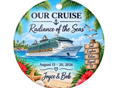 Personalized Cruise Memory Ornament